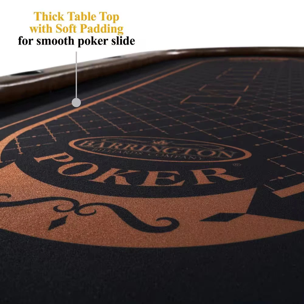 10-Player Poker Table with Dining Table Top — product view 4