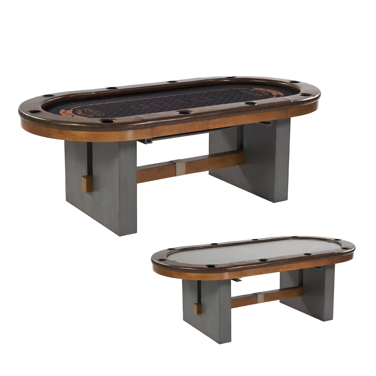 10-Player Poker Table with Dining Table Top — product view 8