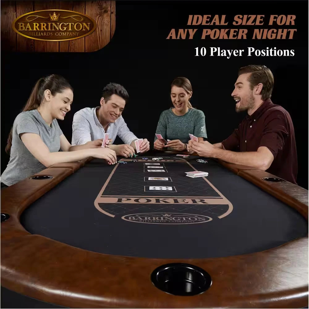 Charleston Collection 10 Player Poker Table - No Assembly Required — product view 5