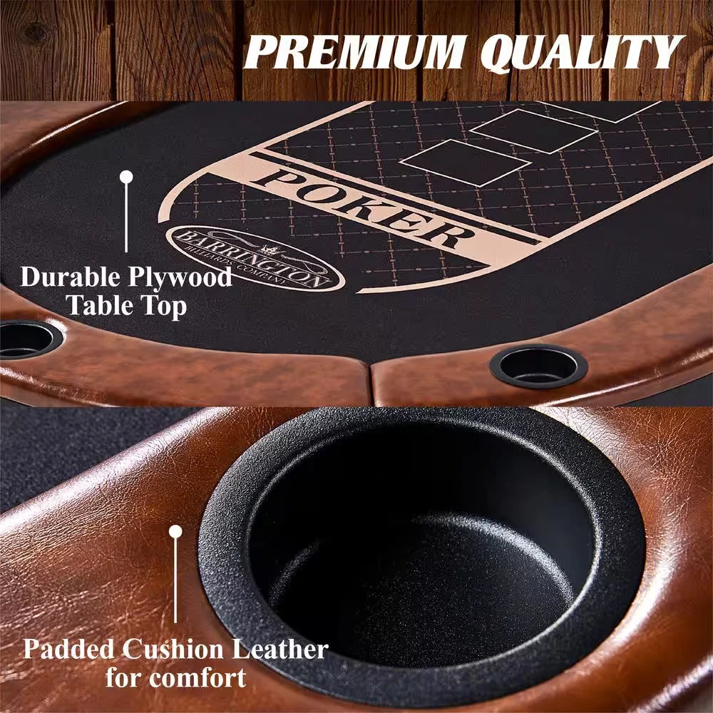 Charleston Collection 10 Player Poker Table - No Assembly Required — product view 7