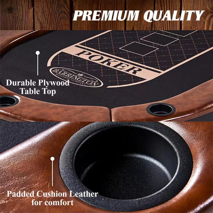 Charleston Collection 10 Player Poker Table - No Assembly Required — product view 7