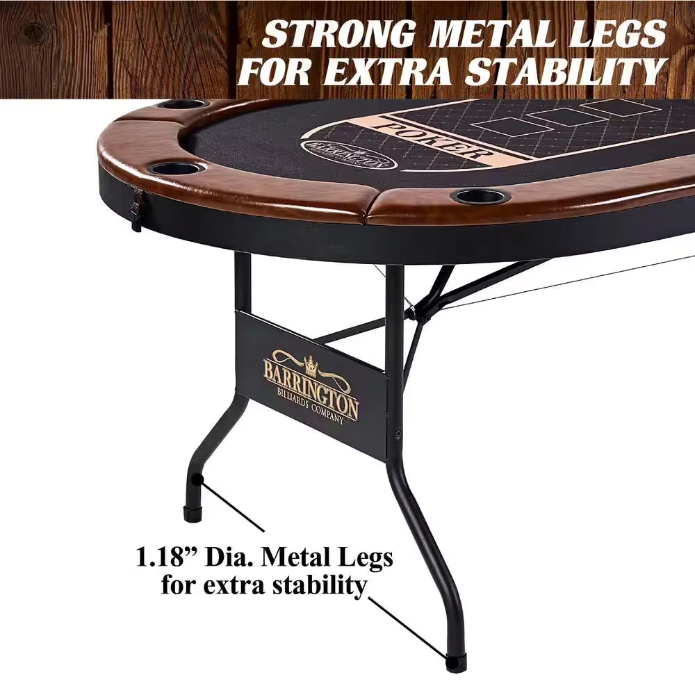 Charleston Collection 10 Player Poker Table - No Assembly Required — product view 9