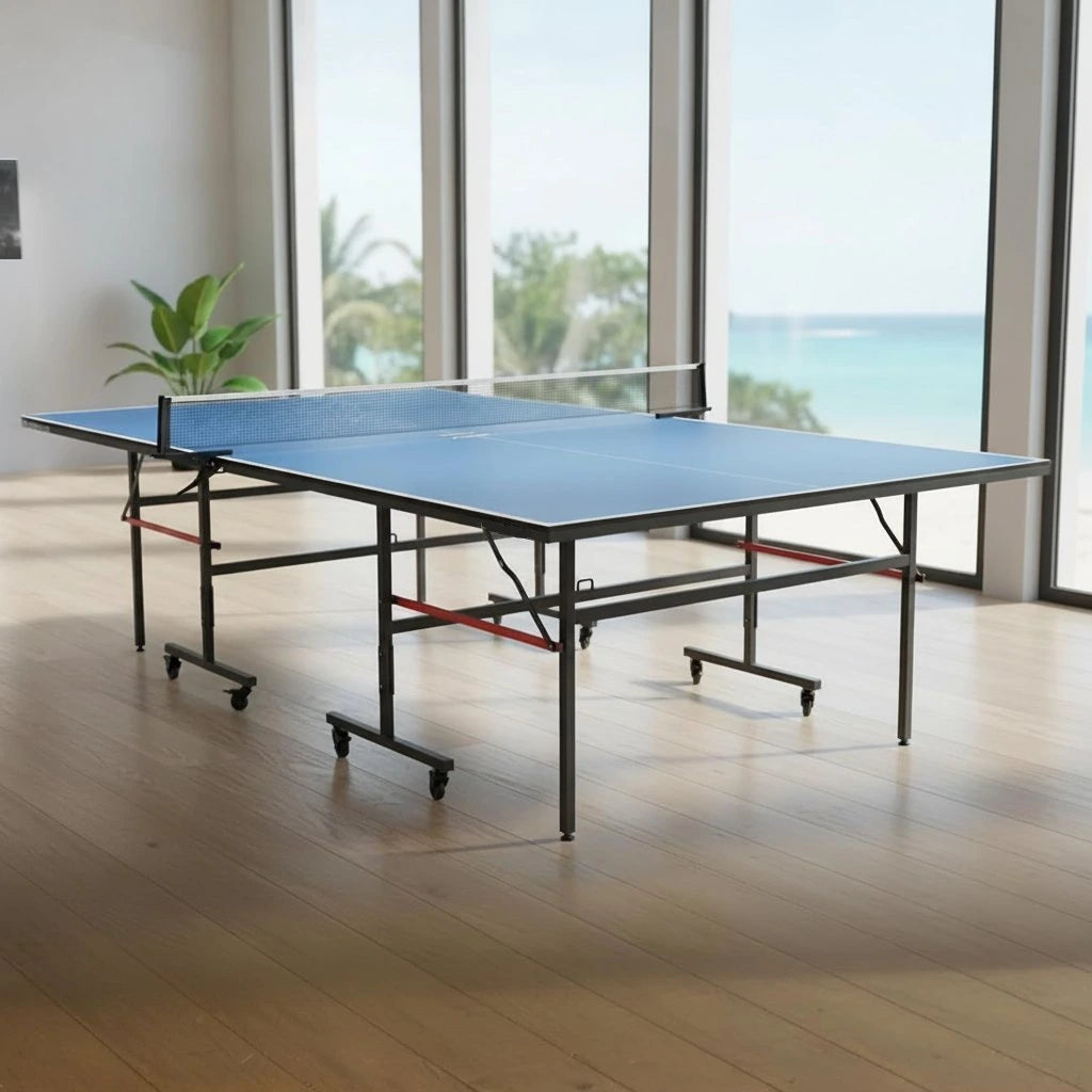 Advantage Series Indoor Ping Pong Table, Foldable Table Tennis Table - 13, 15, 18, and 25Mm Tabletops - Quickplay 10 Minute Assembly - Playback Mode - Recreational- to Tournament-Level — product view 2