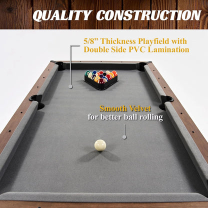 Urban Drop Pocket Pool Table, Premium Billiard Table — product view 3
