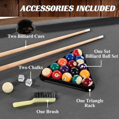 Urban Drop Pocket Pool Table, Premium Billiard Table — product view 7